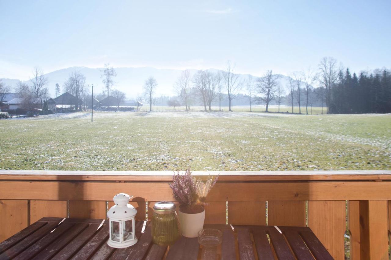Ferienwohnung Seeblick Bad Heilbrunn Eksteriør billede